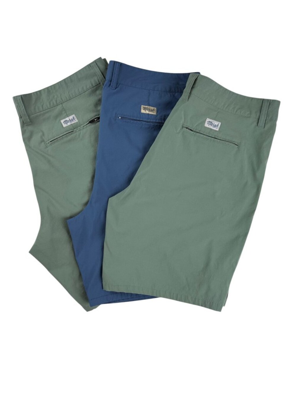 Marsh Wear Prime Shorts Size 38 Lot of 3 Blue Green